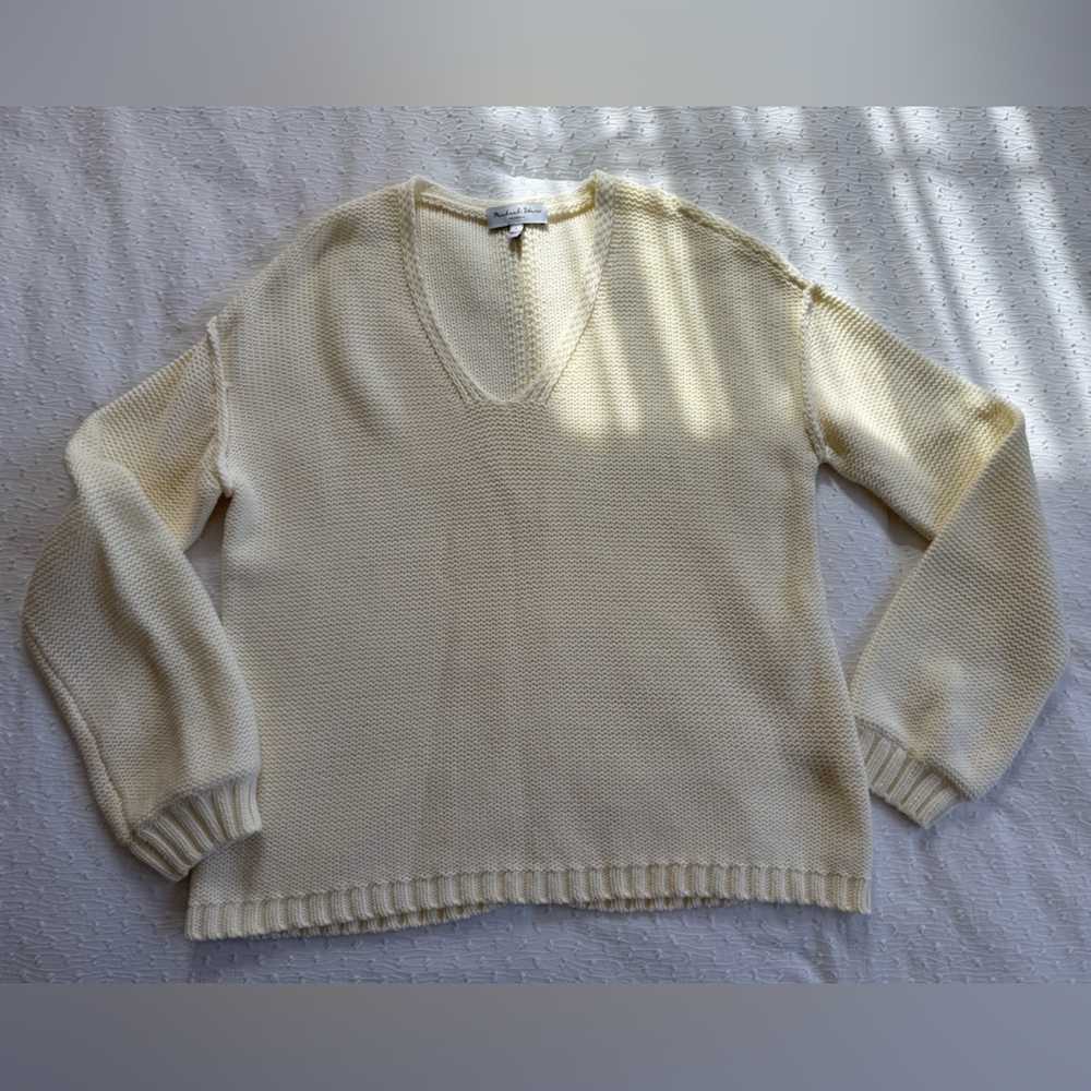 Michael Stars Soft Cream Knit Top